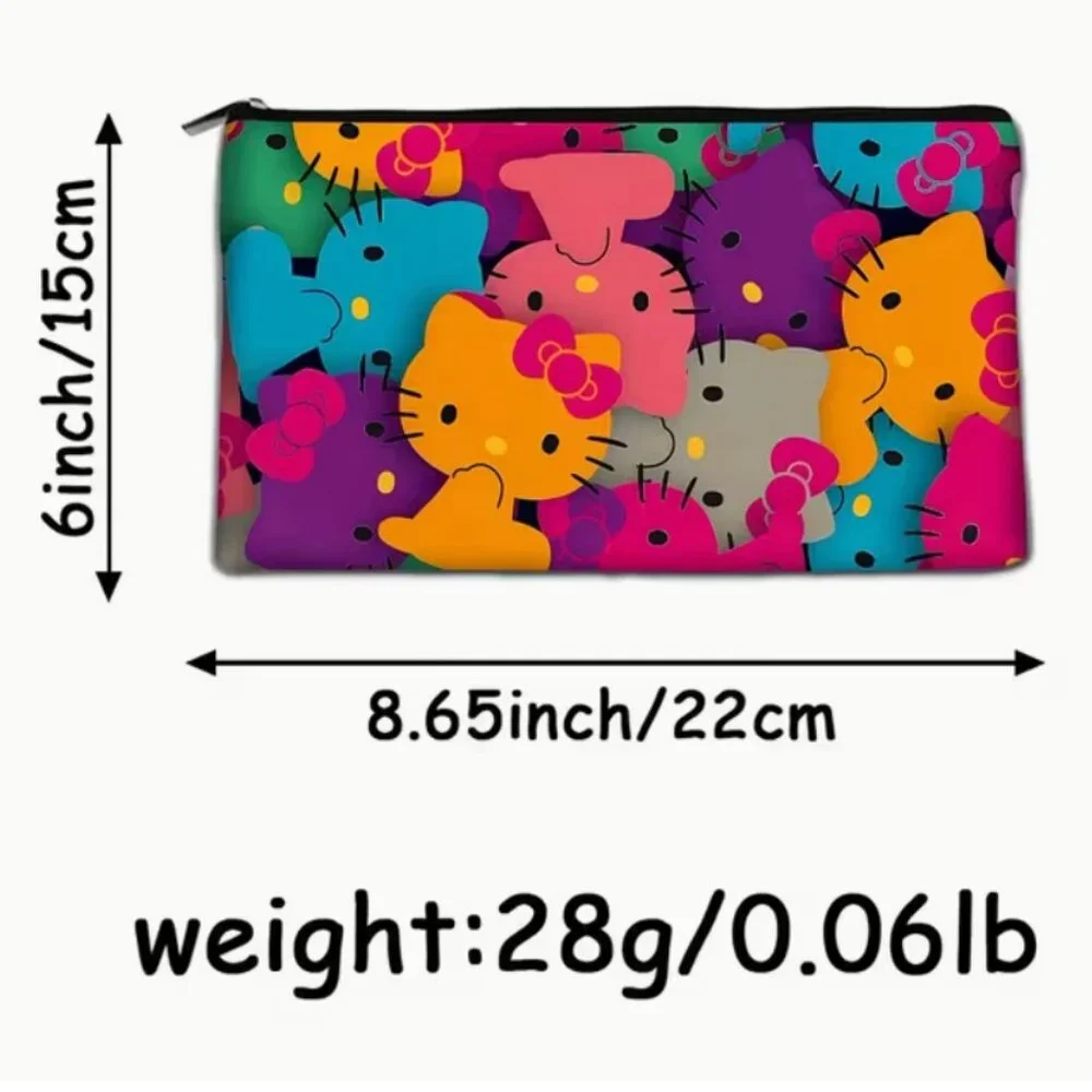 🧸 Hello Kitty - School Supplies (or Makeup Bag)